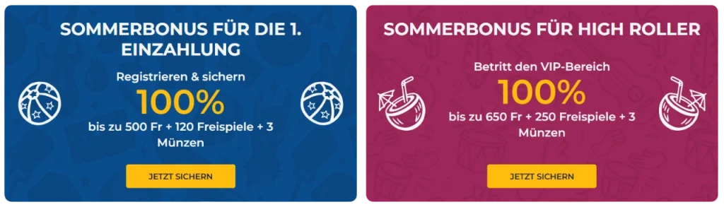 Werbe Bonusse ausländischer Online Casinos